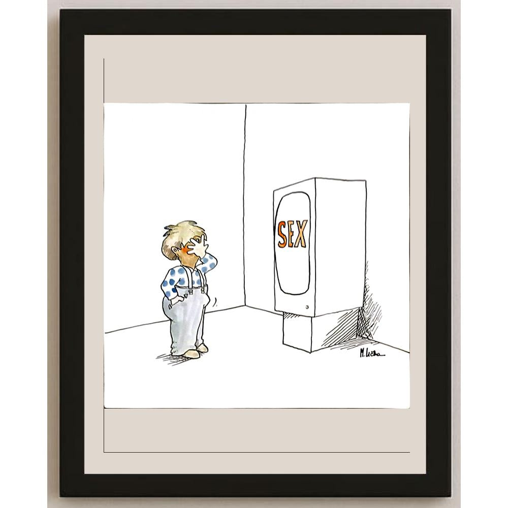 Milan Licina 30x30cm Orijinal Karikatür BOD06041