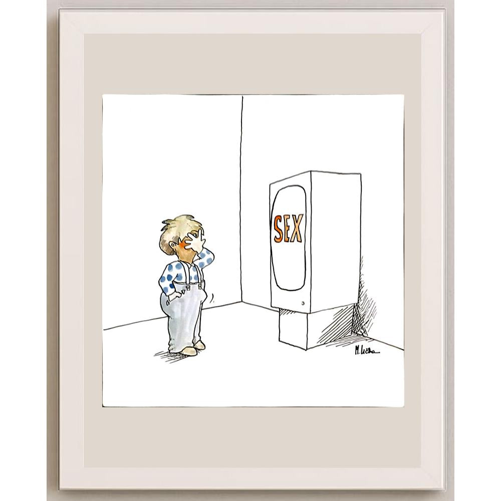 Milan Licina 30x30cm Orijinal Karikatür BOD06041