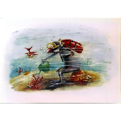 Natasa Kostovski 35x25cm Orijinal Karikatür BOD06049