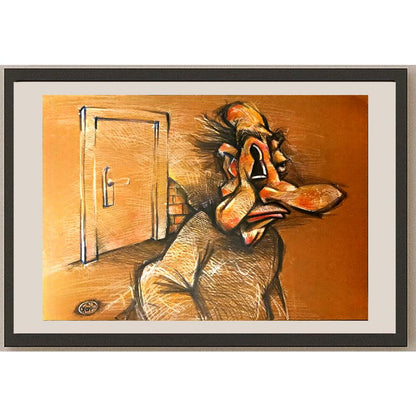 Nikola Angelkoski 35x25cm Orijinal Karikatür BOD06050
