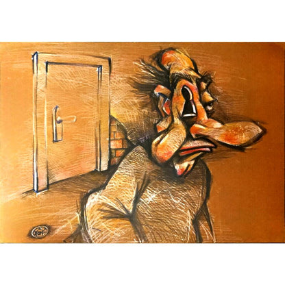 Nikola Angelkoski 35x25cm Orijinal Karikatür BOD06050