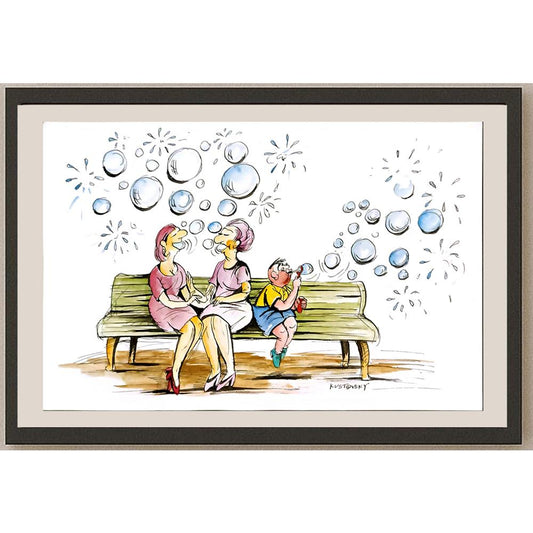 Oleksiy Kustovskiy 35x25cm Orijinal Karikatür BOD06057