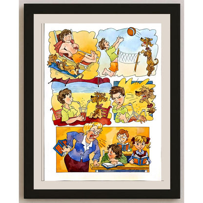 Mirontchyj Laime 29x21cm Orijinal Karikatür BOD06058