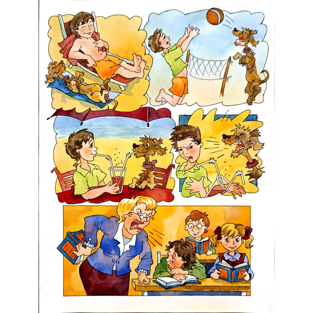 Mirontchyj Laime 29x21cm Orijinal Karikatür BOD06058