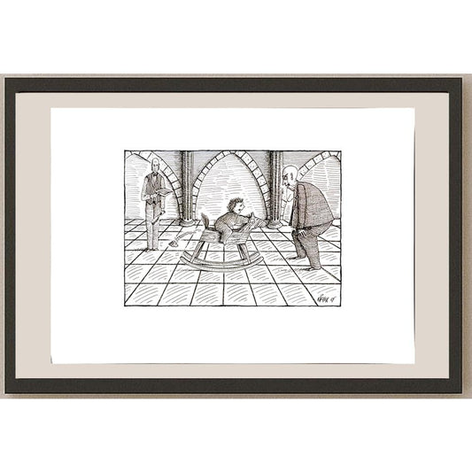 Jano Valter 43x30cm Orijinal Karikatür BOD06061