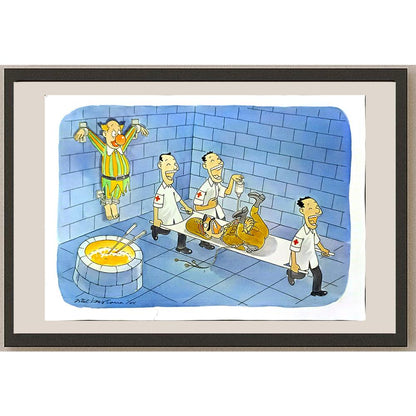 Jitet Koestana 43x30cm Orijinal Karikatür BOD06069