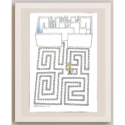 Jitet Koestana 43x30cm Orijinal Karikatür BOD06070