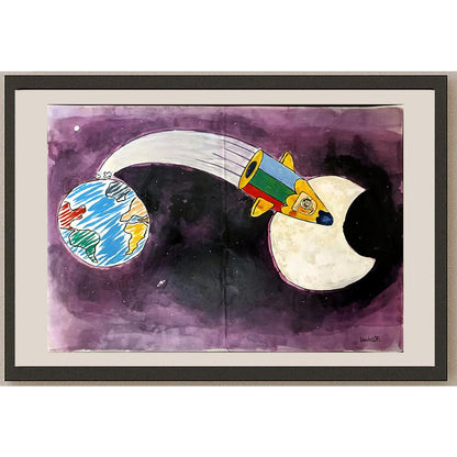 Valdecio Cesar De Andrade 43x30cm Orijinal Karikatür BOD06074