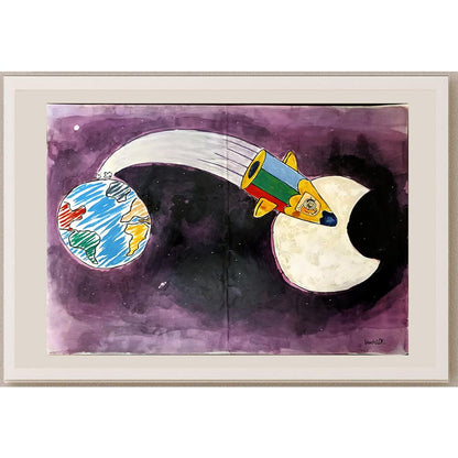 Valdecio Cesar De Andrade 43x30cm Orijinal Karikatür BOD06074