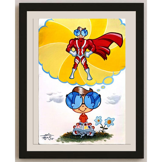 Daniel Alves Gomes Sampaio 43x30cm Orijinal Karikatür BOD06078