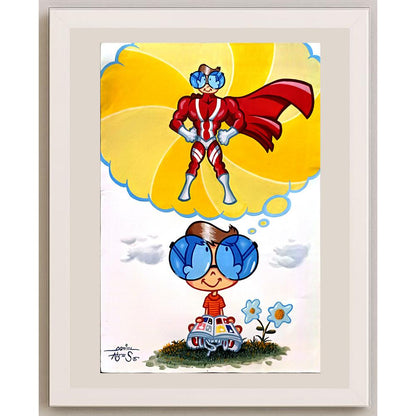 Daniel Alves Gomes Sampaio 43x30cm Orijinal Karikatür BOD06078