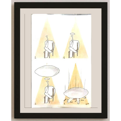 Jaber Asadi 33x21cm Orijinal Karikatür BOD06081