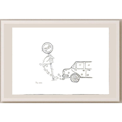 Saeid Babak 29x21cm Orijinal Karikatür BOD06083