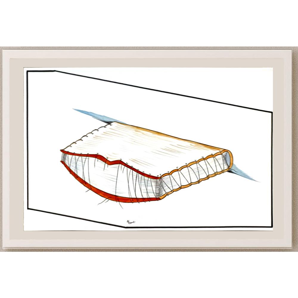 Khosro Javaherkalam 29x21cm Orijinal Karikatür BOD06084