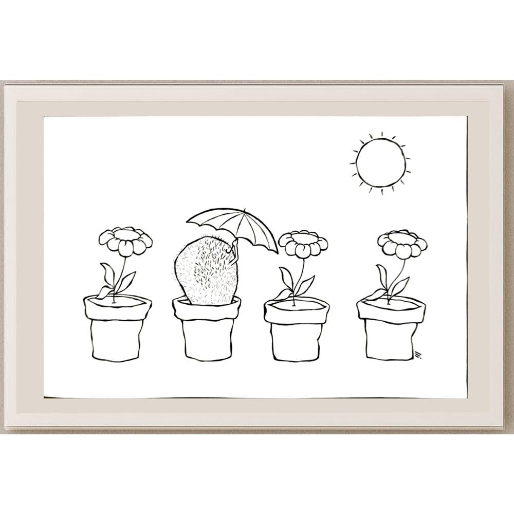 Neda Tanhaei Maghaddam 29x21cm Orijinal Karikatür BOD06090