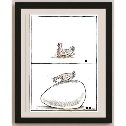 Vadim Siminoga 29x21cm Orijinal Karikatür BOD06097