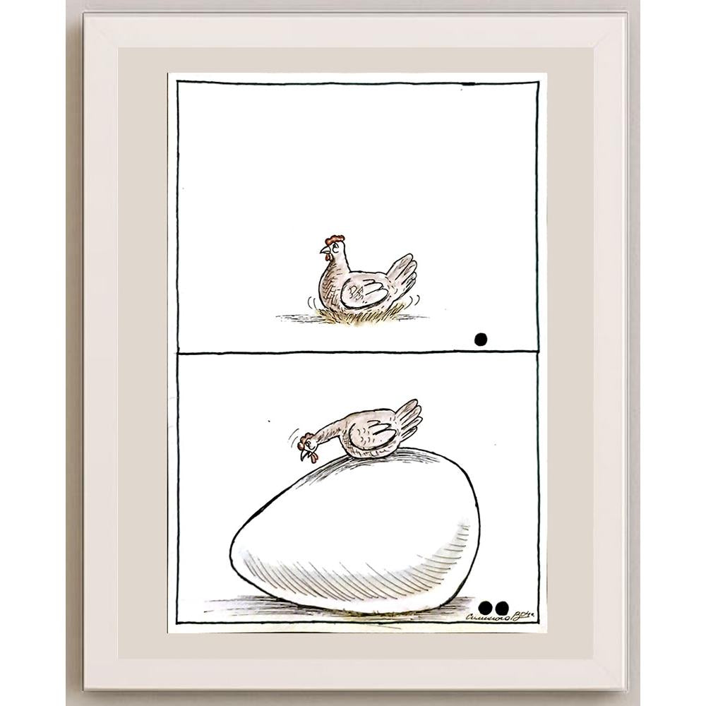 Vadim Siminoga 29x21cm Orijinal Karikatür BOD06097