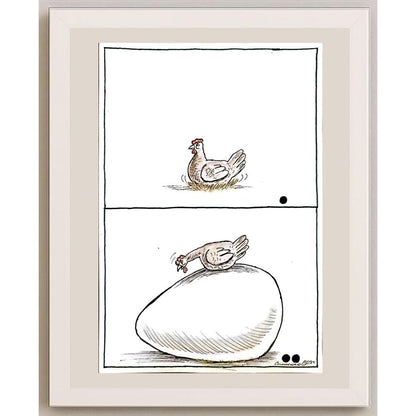 Vadim Siminoga 29x21cm Orijinal Karikatür BOD06097