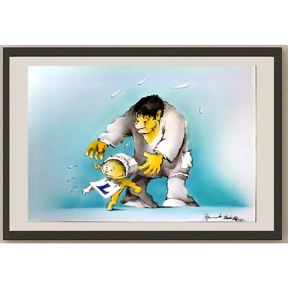 Jovan Prokopljevic 29x21cm Orijinal Karikatür BOD06103