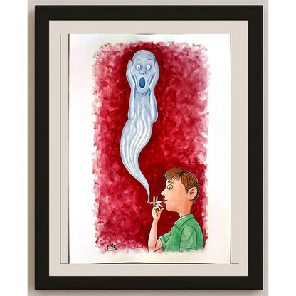 Eshonkulov Makhmudjon 29x21cm Orijinal Karikatür BOD06110