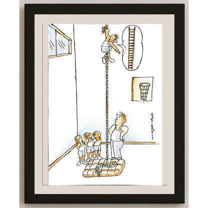 Tode Blazevski 29x21cm Orijinal Karikatür BOD06112