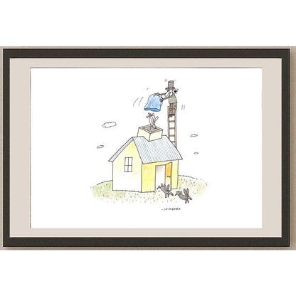 Maciej Trzepakka 29x21cm Orijinal Karikatür BOD06114