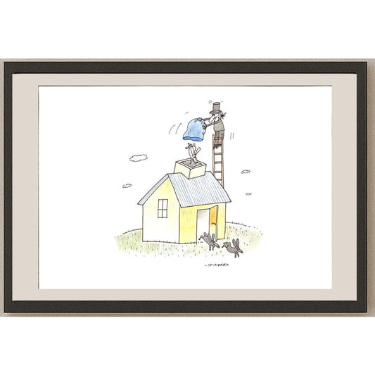 Maciej Trzepakka 29x21cm Orijinal Karikatür BOD06114