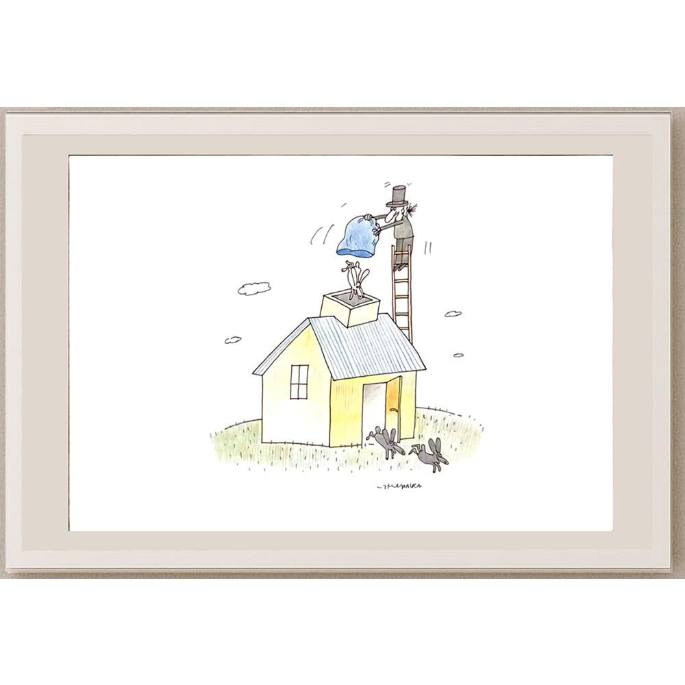 Maciej Trzepakka 29x21cm Orijinal Karikatür BOD06114