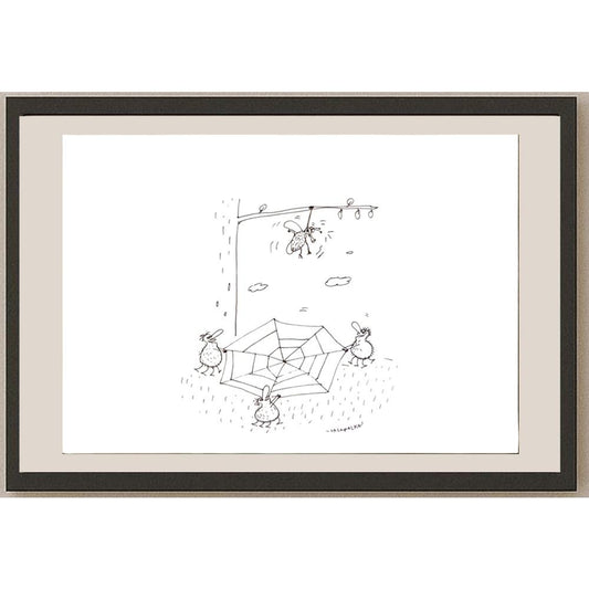 Maciej Trzepakka 29x21cm Orijinal Karikatür BOD06115