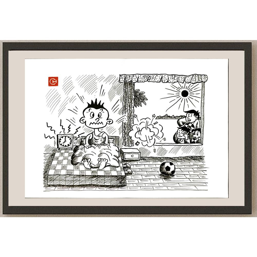 Chen Dong Chun 29x21cm Orijinal Karikatür BOD06119