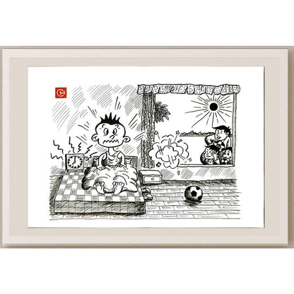 Chen Dong Chun 29x21cm Orijinal Karikatür BOD06119