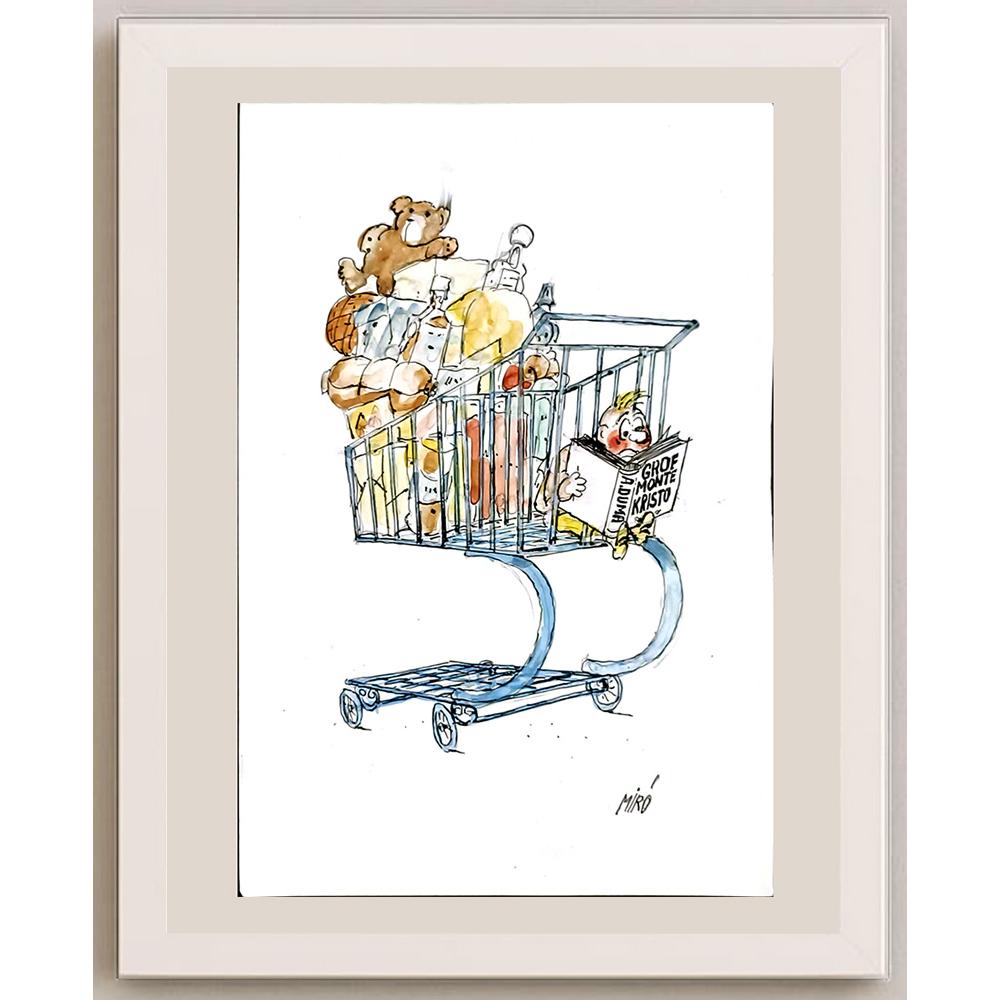 Georgijevski Miroslav 29x21cm Orijinal Karikatür BOD06130
