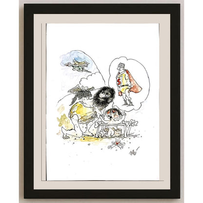 Georgijevski Miroslav 29x21cm Orijinal Karikatür BOD06131