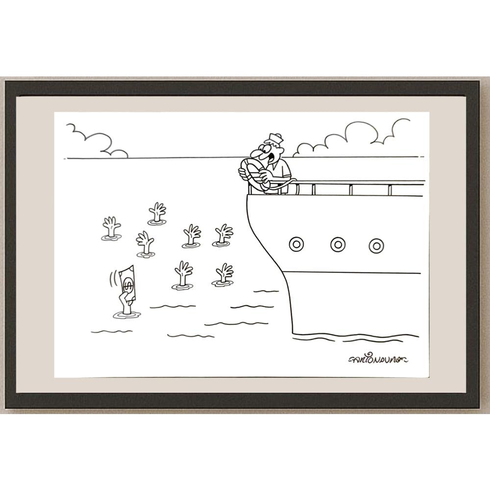 Arionauro Da Silva Santos 29x21cm Orijinal Karikatür BOD06133