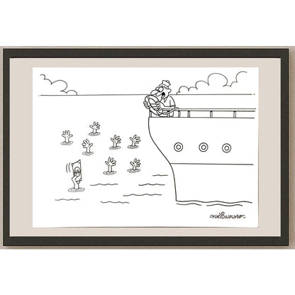 Arionauro Da Silva Santos 29x21cm Orijinal Karikatür BOD06133