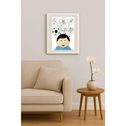 Mostafa Hossein Nia 29x21cm Orijinal Karikatür BOD06143