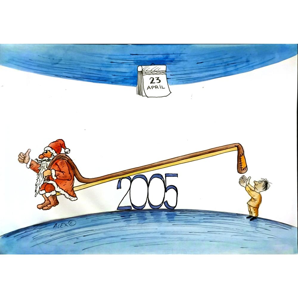 Aurel Stefan Alexandrescu 29x21cm Orijinal Karikatür BOD06144