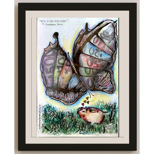 Raquel Orzuj 29x21cm Orijinal Karikatür BOD06148