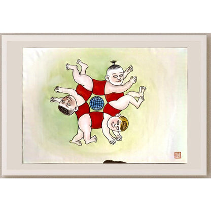 Sun Shen Ying 29x21cm Orijinal Karikatür BOD06163