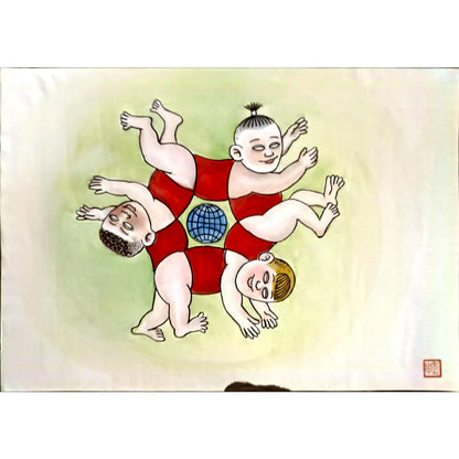 Sun Shen Ying 29x21cm Orijinal Karikatür BOD06163