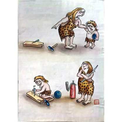 Sun Shen Ying 29x21cm Orijinal Karikatür BOD06167