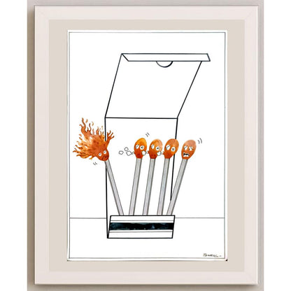 Tawan Chuntra 29x21cm Orijinal Karikatür BOD06176
