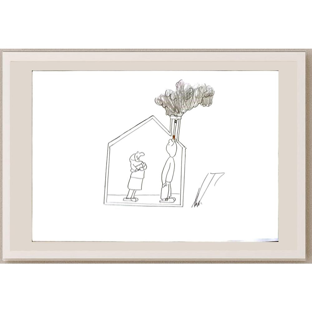Alperen Toksöz 29x21cm Orijinal Karikatür BOD06177