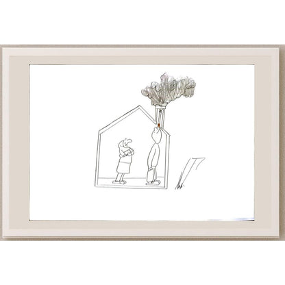 Alperen Toksöz 29x21cm Orijinal Karikatür BOD06177