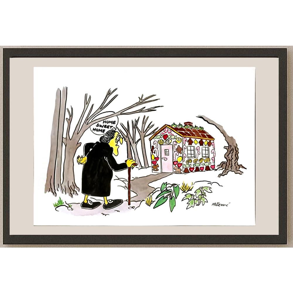 Cedomil Miskovic 29x21cm Orijinal Karikatür BOD06178