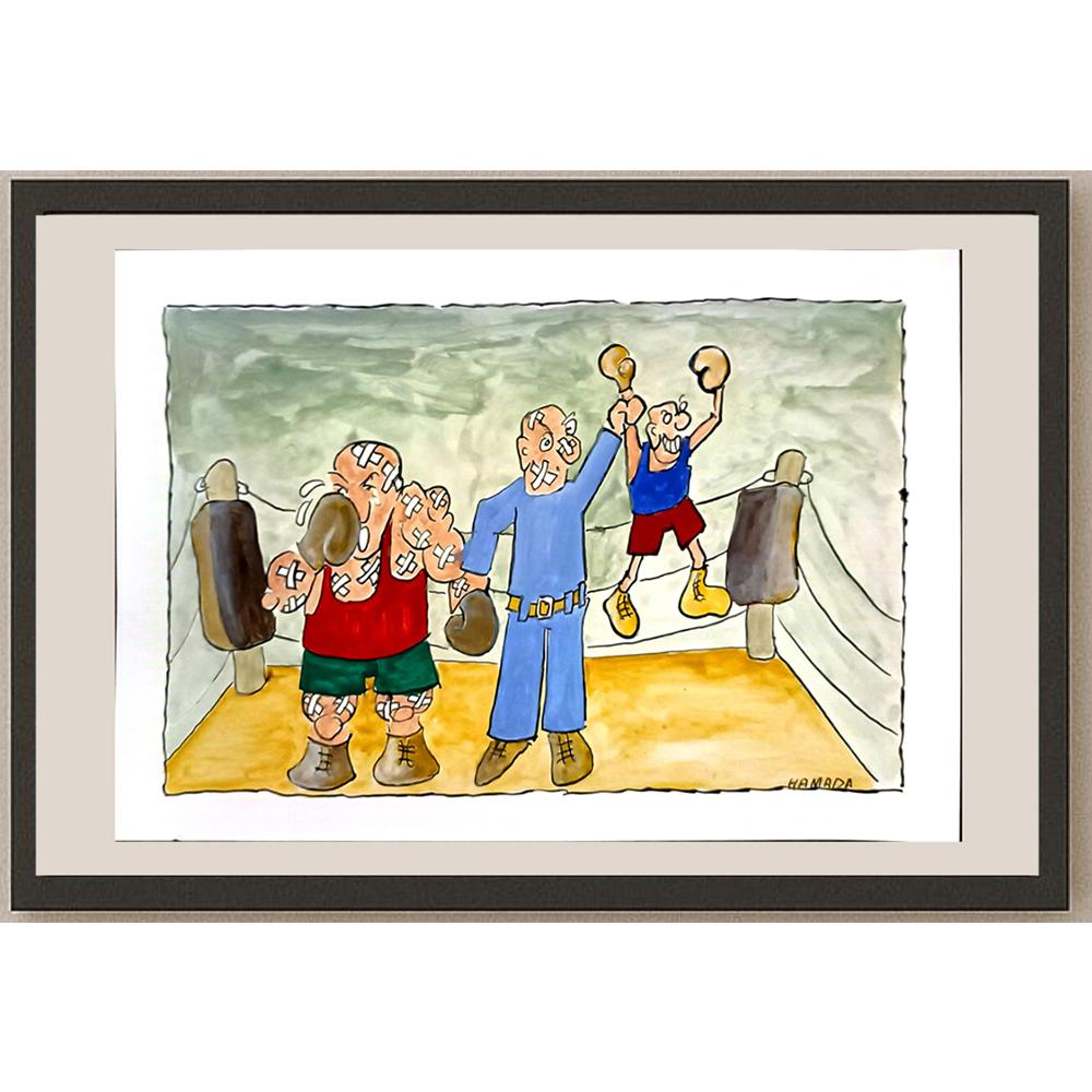 Mamdouh Hamada 29x21cm Orijinal Karikatür BOD06187