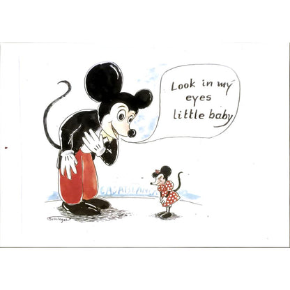 Wolfgang Schlegel 29x21cm Orijinal Karikatür BOD06199
