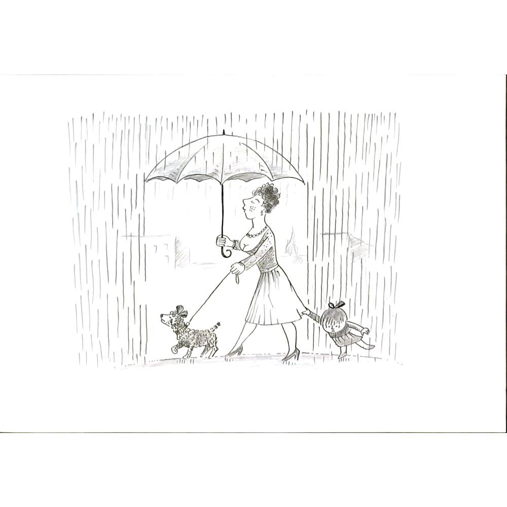 Wolfgang Schlegel 29x21cm Orijinal Karikatür BOD06200