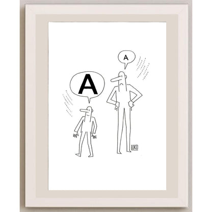 Peter Luko 29x21cm Orijinal Karikatür BOD06217