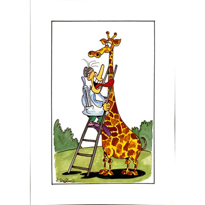 Tadeusz Krotos 29x21cm Orijinal Karikatür BOD06222